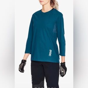 POC Resistance 3/4 Sleeve Cycling Jersey Women’s XL Blue